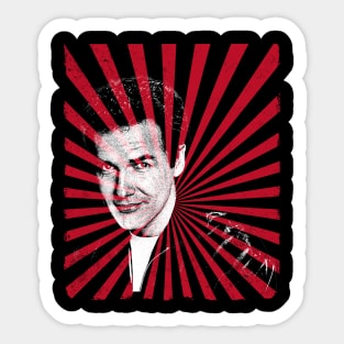 Norm Macdonald white Sticker